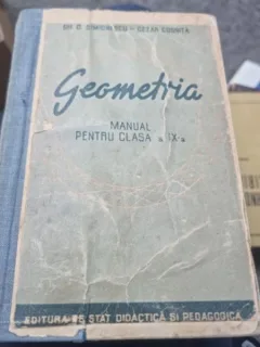 Gh. D. Simionescu, Cezar Cosnita - Geometria. Manual pentru clasa a IX-a