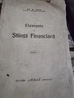 Gh. N. Leon - Elemente de Stiinta Financiara