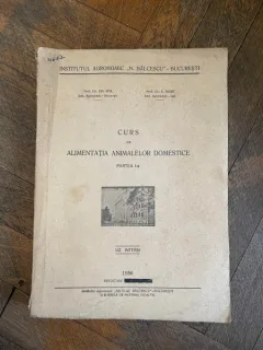 Gheorghe Biia Curs de alimentatia animalelor domestice Partea I-a