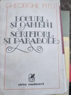 Gheorghe Pitut - Locuri si Oameni, Scriitori si Parabole