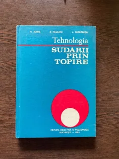 Gheorghe Zgura - Tehnologia sudarii prin topire