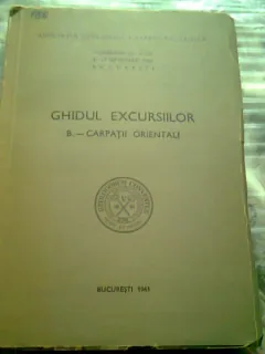 Ghidul excursiilor B-Carpatii Orientali , Asociatia geologica Carpato-balcanica , 1961
