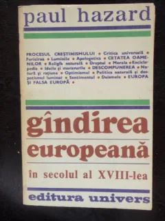GINDIREA EUROPEANA IN SECOLUL AL XVIII-LEA