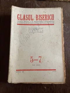 Glasul Bisericii Anul XI 5-7 1952