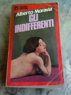 GLI INDIFFERENTI - ALBERTO MORAVIA  (CARTE IN LIMBA ITALIANA)