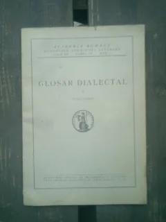 Glosar dialectal - Petre Coman