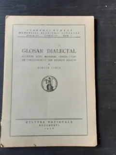 GLOSAR DIALECTAL - STEFAN PASCA