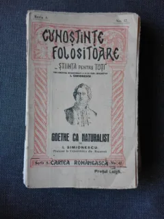GOETHE CA NATURIST - I. SIMIONESCU