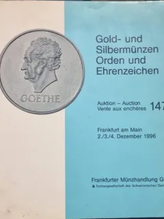 Gold - und Silbermunzen, Order und Ehrenzeichen 147/1996  catalog de monede