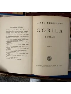 Gorila , Liviu Rebreanu , 1943 volumul I