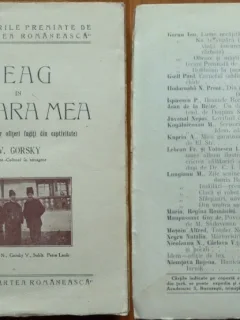 Gorsky , Pribeag in tara mea -Peripetiile unor ofiteri fugiti din captivitate , 1925