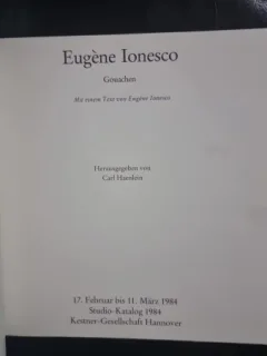 Gouachen - Eugene Ionesco (album)
