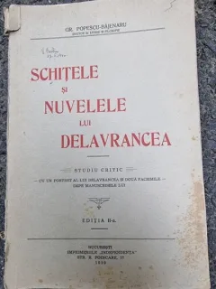 Gr. Popescu Bajenaru - Schitele si nuvelele lui Delavrancea