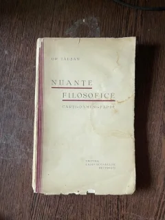 Gr. Tausan - Nuante filosofice. Carti, oameni, fapte