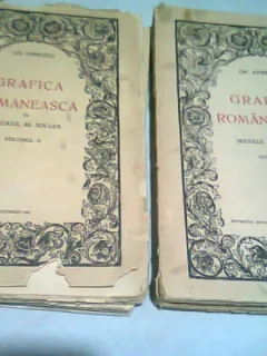GRAFICA ROMANEASCA IN  SECOLUL AL XIX-LEA - GH. OPRESCU  VOL.I+II