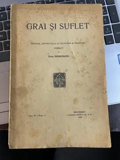 „GRAI SI SUFLET”. REVISTA INSTITUTULUI DE FILOLOGIE SI FOLCLOR