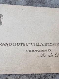 Grand Hotel "Villa D'Este" Cernobbio Lac de Como