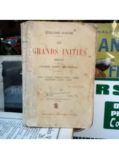 Grands inities - esquisse de l'histoire secrete des religions , Edouard Schure , 1935