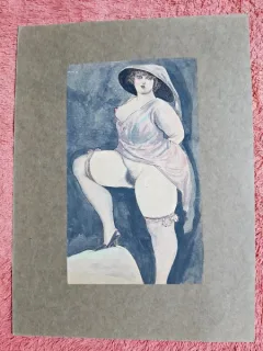 Gravura cu tema erotica, perioada interbelica