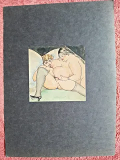 Gravura cu tema erotica, perioada interbelica