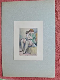 Gravura cu tema erotica, perioada interbelica