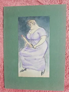 Gravura cu tema erotica, perioada interbelica