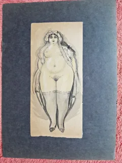 Gravura cu tema erotica, perioada interbelica