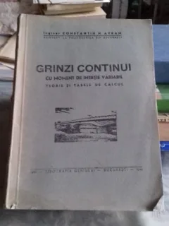 GRINZI CONTINUI CU MOMENT DE INERTIE VARIABIL - CONSTANTIN M. AVRAM
