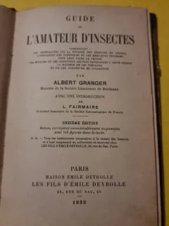 Guide de l'amateur d'insectes, Albert Graner