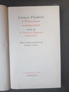 Gustave Flaubert - L Education sentimentale