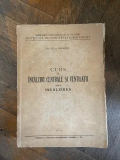 H. Hornstein Curs de incalziri centrale si ventilatii Vol. I. Incalzirea