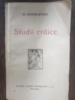 H. Sanielevici - Studii critice