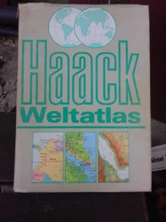 HAACK WELTATLAS  (ATLASUL LUMII, TEXT IN LIMBA GERMANA)