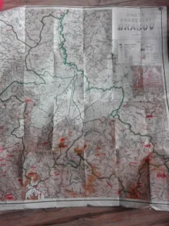 HARTA JUDETULUI BRASOV SCARA 1: 100000