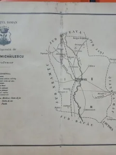Harta Județul Roman 1894 - Nicolae Mihăilescu