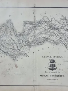 Harta Județul Suceava 1894 - Nicolae Mihăilescu