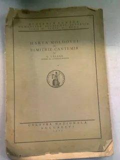 HARTA MOLDOVEI DE DIMITRIE CANTEMIR DE G. VALSAN
