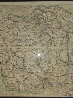 Harta Romania Mare, perioada interbelica