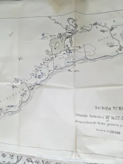 Harta. Schita nr.10, primul razboi mondial, detalii in descriere