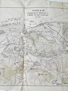 Harta. Schita nr.29, primul razboi mondial, detalii in descriere