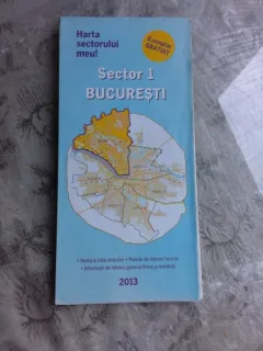 HARTA SI LISTA STRAZILOR SECTOR 1, BUCURESTI