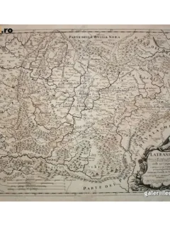 HARTA Transylvania - Romania - Cantelli / De Rossi 1686