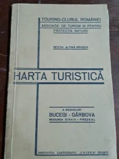 HARTA TURISTICA A MASIVELOR BUCEGI-GARBOVA-REGIUNEA SINAIA-PREDEAL
