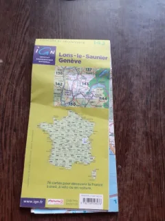 HARTA TURISTICA LONS LE SAUNIER GENEVE