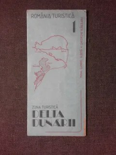 HARTA ZONA TURISTICA DELTA DUNARII - MIHAIL GABRIEL ALBOTA