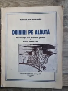 Heinrich Von Morungen - Doiniri pe Alauta