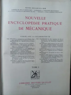 Henri Desarces - Nouvelle Encyclopedie Pratique de Mecanique