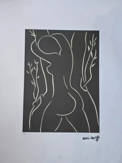 Henri Matisse - Pasiphae embracing an olive tree, litografie originala