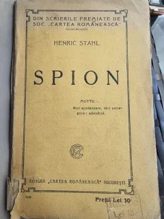 Henric Stahl - Spion (cu dedicația autorului)