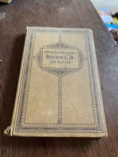 Hermann Paul Mittelhochdeutsche Grammatik (1908)